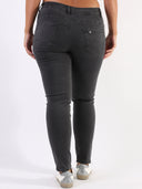 Jeans push-up curvy con brillantino