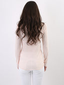 Maglia basic in misto viscosa e seta