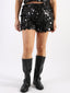 Shorts con maxi paillettes