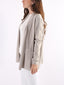 Cardigan aperto con taschine