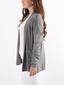 Cardigan aperto con taschine