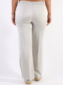 Pantalone in viscosa e seta con coulisse