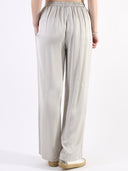 Pantalone in viscosa e seta con coulisse