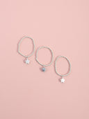 Bracciale elastico con ciondolo in ceramica assortito