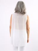 Top sottogiacca asimmetrico con pences