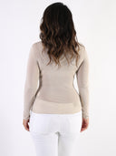 Maglia basic in misto viscosa e seta