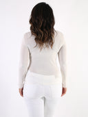 Maglia basic in misto viscosa e seta