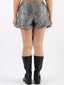 Shorts con mini paillettes