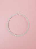 Girocollo Kyla cinque giri di strass crystal