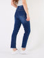 Blue jeans skinny sfrangiati