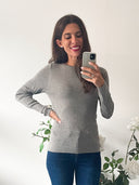 Maglioncino basic misto cashmere