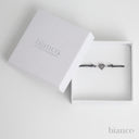 Bracciale in Argento 925 con cuore e cordino
