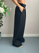 Pantapalazzo con pences e cintura