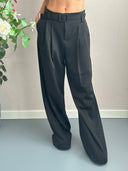 Pantapalazzo con pences e cintura