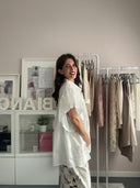 Camicia Lunga con balze