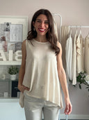 Top misto viscosa con lurex