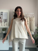 Top misto viscosa con lurex