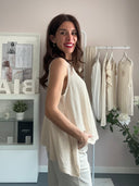 Top misto viscosa con lurex