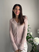 Cardigan in lyocel e lurex