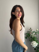 Top sottogiacca vogatore con lurex