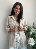 Giubbino di jeans rosa