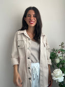 Giubbino di jeans rosa