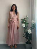 Abito Marilyn in tencel in rosa