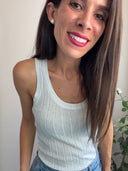 Top a coste con lurex