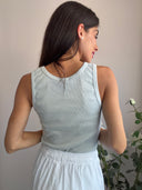 Top sottogiacca vogatore con lurex