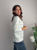 Maglioncino a righe con lurex
