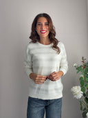Maglioncino a righe con lurex