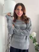 Maglioncino a righe con lurex