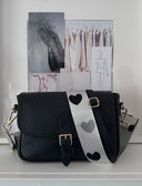 Borsa Atena in pelle con fibbia
