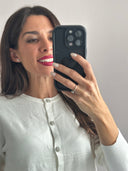 Cardigan con bottoni gioiello