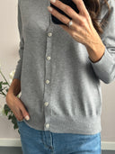 Cardigan con bottoni gioiello