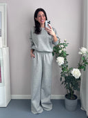 Bundle grigio strass