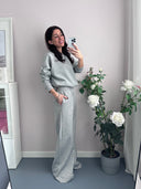 Bundle grigio strass