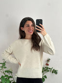 Maglioncino in lana e micro lurex