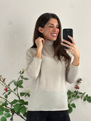 Maglionicino collo alto in pura lana