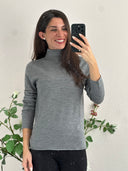 Maglionicino collo alto in pura lana