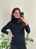 Maglionicino collo alto in pura lana