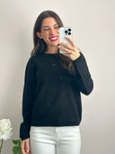 Maglioncino in lana e micro lurex