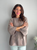 Maglione alpaca e lana