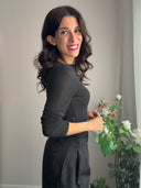 Maglia basic in misto cashmere