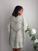Maxi abito in maglia misto lana/mohair