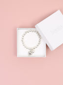 Bracciale con cuoricino e campanellino