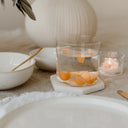 Set 2 bicchieri con cuoricino bianco