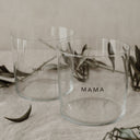 Set 2 bicchieri MAMA e MINI