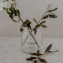 Vasetto in vetro LOVE
