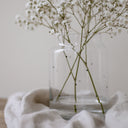 Vaso in vetro con mini pois